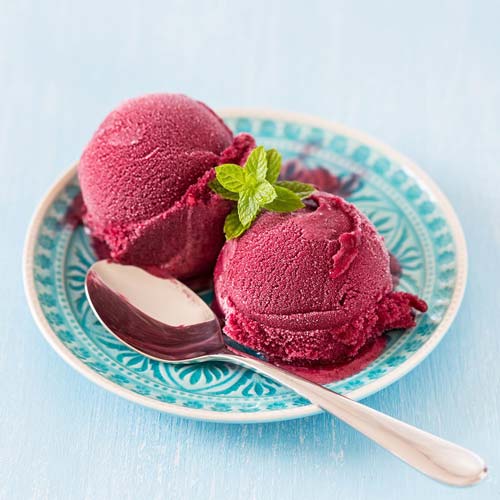 Sorbet cassis