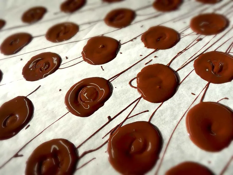décors en chocolat