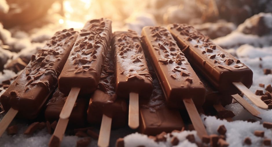 Un Hiver enchanté avec nos Bâtonnets glacés au Chocolat