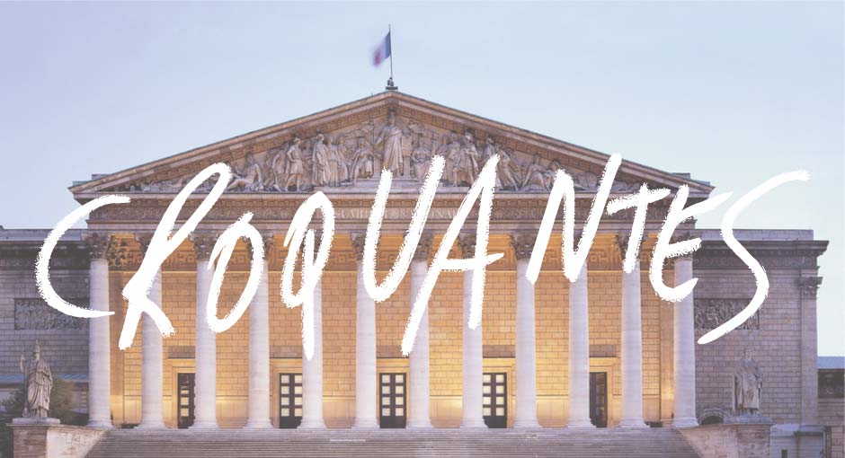 Le film Croquantes à l'Assemblée Nationale